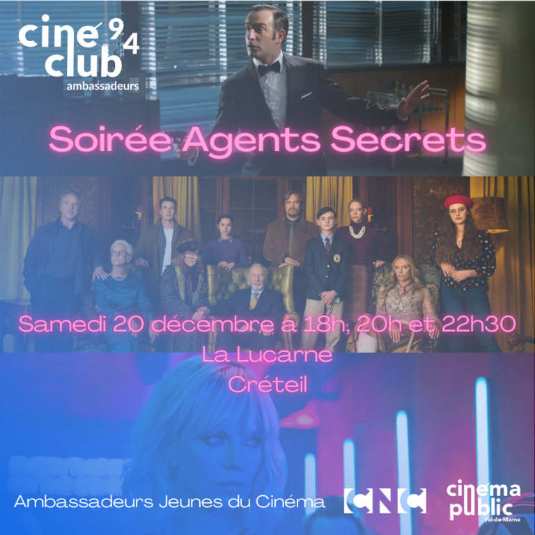 20/12 ciné-club 94 : Soirée Agents Secrets • La Lucarne